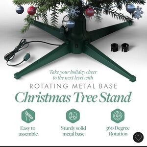 Rotating Metal Christmas Tree Stand
